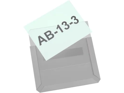 zichtpaneel,DIN A6,liggend,transparant,achterzijde magnetisch