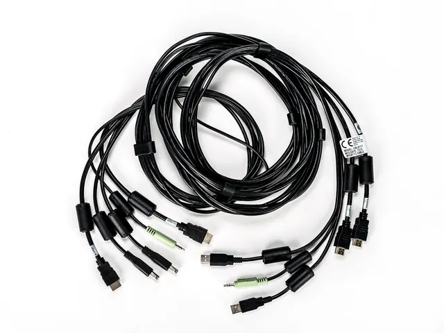 Vertiv Avocent CBL0117, 3 m, USB, USB, HDMI, USB, 2-HDMI, 2-USB, 1-3.5