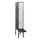 Dubbeldekse dekenkist,HxBxD 1950x300x815mm,1x2vak.,vak B 300mm