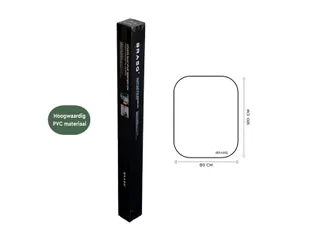 Stoelmat BRASQ PVC 90x120 voor harde vloer - 3