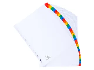 Tabblad Karton 160 Gram A4 + index 31 tabs wit - 4