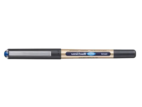 Rollerpen Uni-ball Eye eco 150E Breed blauw 1 mm
