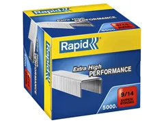 Nieten Rapid 9/14 gegalvaniseerd super strong 5000 stuks