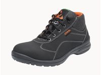 Veiligheidsschoen Anouk Zwart Nubuck Dames Maat 39 S3 ESD Hoog