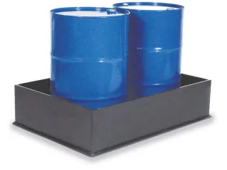 Opvangbak Hdpe Bxdxh 1270x870x400mm V. 2x220l Open Volume 225l - 1