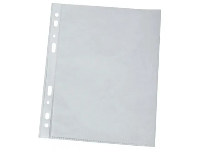 Geperforeerde Showtas A4 8-gaats Transparant Glashelder 75mic 100st