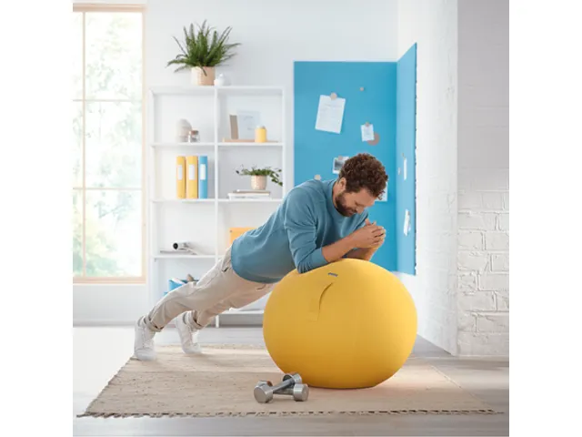 Leitz Ergo Cosy Actieve Zitbal Warm Geel