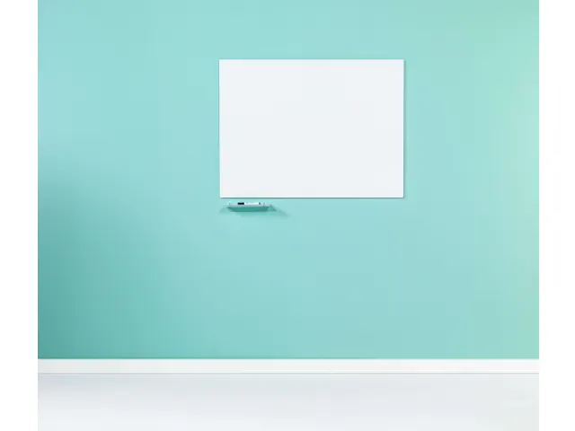 Glasbord Premium 120x200cm Wit Magneethoudend Verborgen Ophang