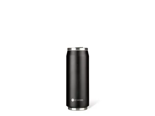 Thermosbeker Les Artistes Paris blik 500ml Zwart Met Rietje