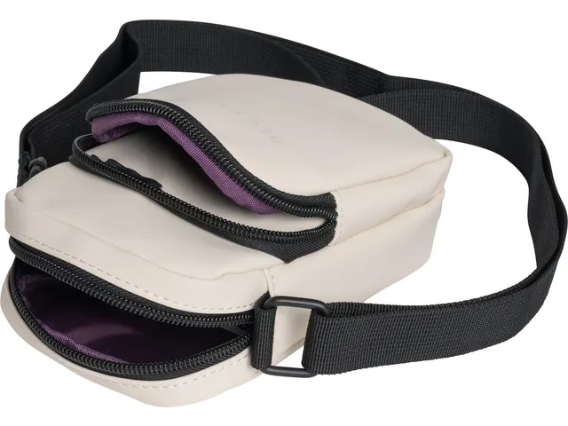Schoudertas Beckmann Street Velvet Funky Cream