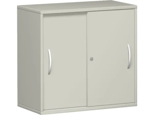 Schuifdeurkast 770x800x430mm Romp Lichtgrijs Decor Front Lichtgrijs