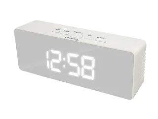 Wekker Technoline WT 475 140x53x35mm wit LED blauw/groen - 2