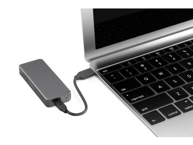 USB-behuizing voor harde schijf extern NVMe 20Gbps USB3.2 Gen 2x2 Alu