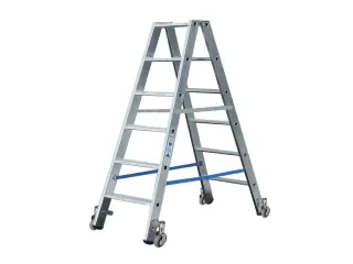 Verrijdbare Boktrap Aluminium L 1 54M 2X6Treden - 2