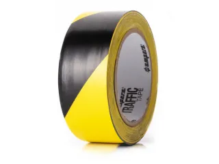 tape,standaardkleur,PVC,geel/zwart,band LxB 33mx75mm - 1