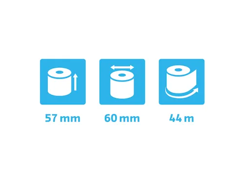 Exacompta Kassarol 57mmx60mmx12mm 44 Meter 55 Gram