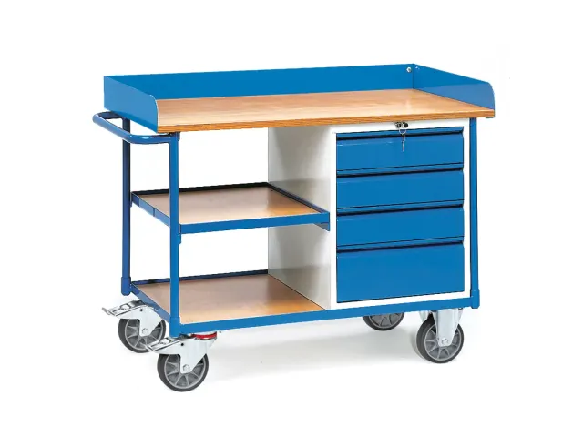 Werkplaatswagens Met Werkblad 2437 400kg 1120x650mm Ral5007