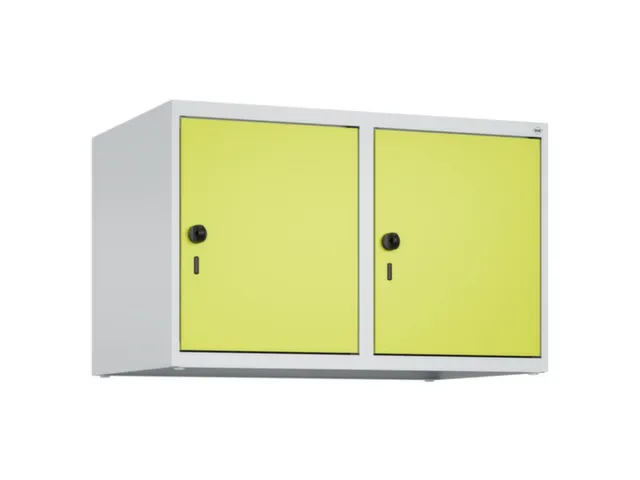 opzetkast,v. locker,2vak.,vak B 400mm,HxBxD 500x800x500mm,draaigrendel
