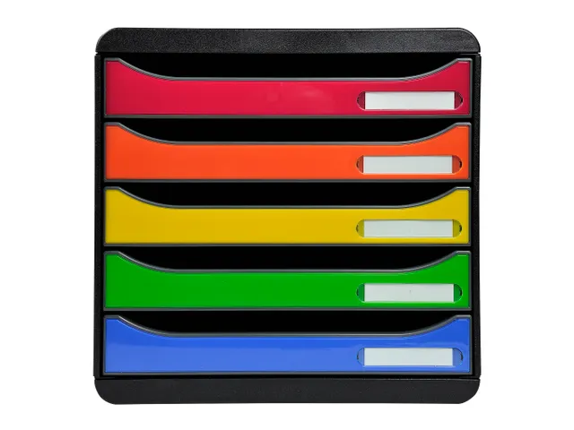 Module de classement Big Box Plus 5 tiroirs Iderama - Arlequin brillan