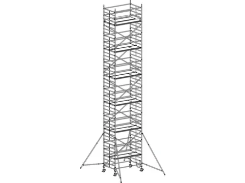 rolsteiger,reik H 13,4m,steiger H 12,64m,6platform(s),m. luik