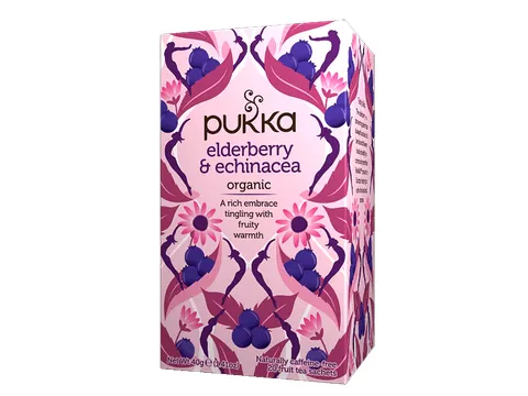 Thee Pukka elderberry en echinacea 20 zakjes