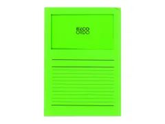 Map Elco Ordo Classico mvenst A4 120gr 220x310mm diepgroen 100st- verp