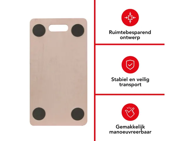 Meubelverplaatser 56x30cm Laadvermogen 150kg