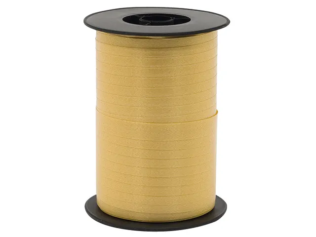 Polyband lint Kangaro op spoel goudgeel 10mmx250mtr