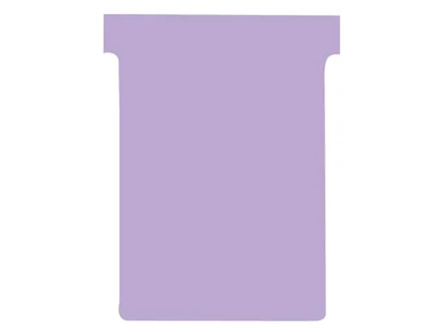 Nobo T-Planbordkaarten Index 3 120x92mm Violet