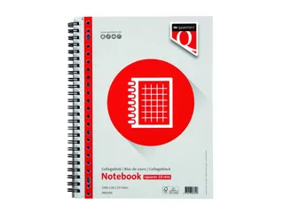 Collegeblok Quantore A4 ruit 10mm 23-gaats 100vel 70 Gram - 1