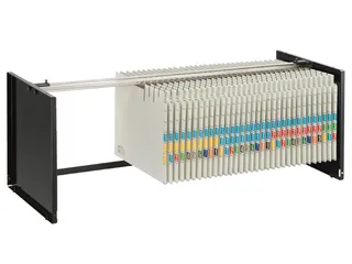 Hangmappenrek Jalema Lateraal Secolor stapelbaar 110cm zwart A4 - 3