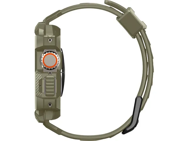 Spigen Case ACS05915Apple Watch Ultra Rugged Armor Pro Vintage Khaki