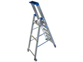 Verrijdbare Boktrap Aluminium L 2 21M 6Treden - 3