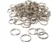 Sleutelring Creativ Company zilverkleurig 25mm 100 stuks