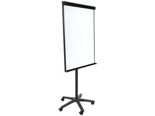 Flipchart Magnetisch Met 5 Wielen 100x70cm Zwart - 14