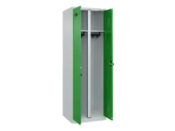locker voor scheiding van kleding,HxBxD 1850x600x500mm,2vak