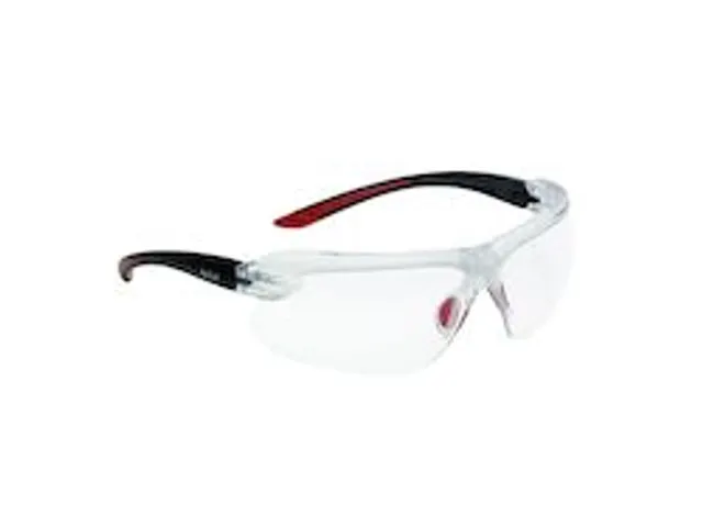 Veiligheidsbril Safety IRI-S Zwart Rood Polycarbonaat Blank