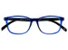 Leesbril I Need You +1.00 dpt Lucky blauw-zwart