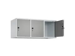opzetkast,v. locker,3vak.,vak B 400mm,HxBxD 500x1200x500mm