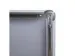 OUTLET Kliklijst 70x100cm Brandwerend B1 Rechte Hoeken 25mm Zilver