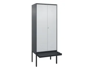 locker voor scheiding van kleding,HxBxD 2120x800x815mm,2vak - 1