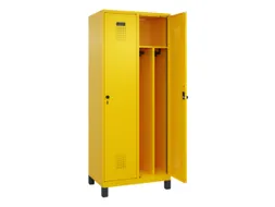 locker voor scheiding van kleding,HxBxD 1950x800x500mm,2vak