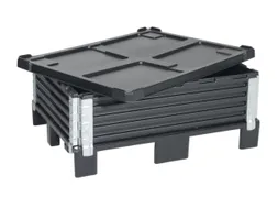 stolpdeksel,ABS-regeneraat,v. Opzetframe,BxD 800x600mm,zwart
