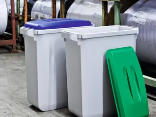 Rechthoekige Afvalbak Durabin 60 Liter Geel - 12