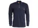 Poloshirt 5945 89 Marine Lange Mouwen Vlamvertragend Maat L