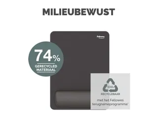 Muismat met polssteun Fellowes Breyta XL zwart 21x28cm - 15