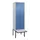PBM-locker met bank,HxBxD 2120x600x815mm,2vak,vak B 300mm,cil.-slot
