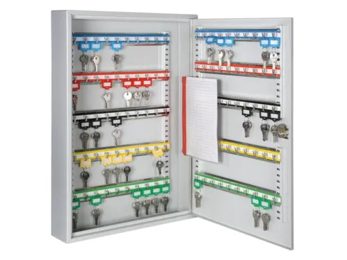 Sleutelkast Hxbxd 550X380X80Mm 100Haakjes 1Deur Ral7035