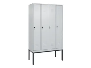 locker,HxBxD 2120x1200x500mm,4vak,vak B 300mm,draaigrendel - 1