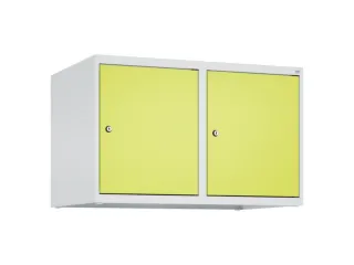 opzetkast,v. locker,2vak.,vak B 400mm,HxBxD 500x800x500mm,vleugeldeur - 1